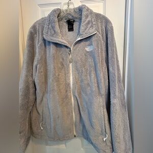 The North Face Women's Light Gray Teddy Jacket